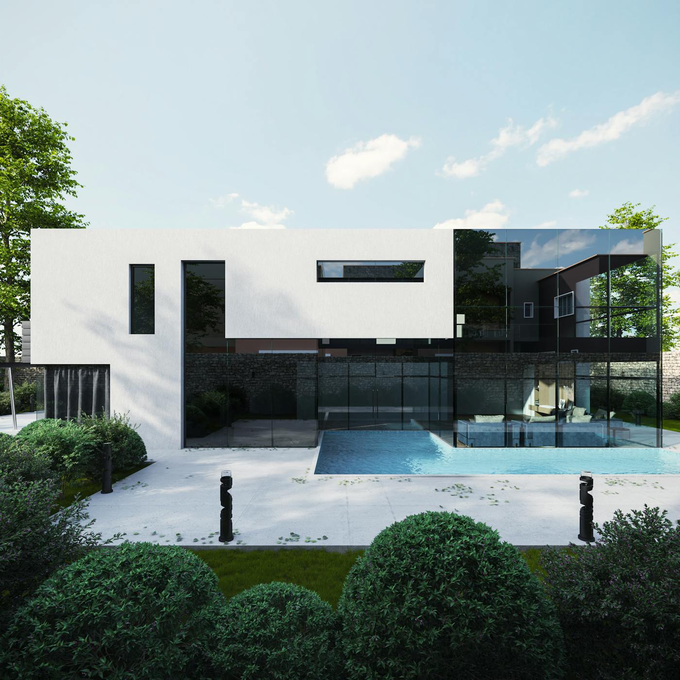 Modern skandinavisk villa